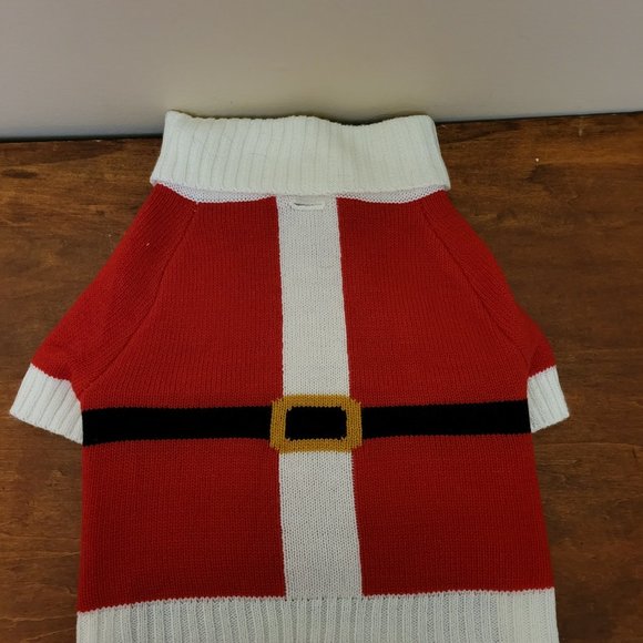 NWOT Mark & Graham Knit Santa Dog XL Sweater - Picture 2 of 4